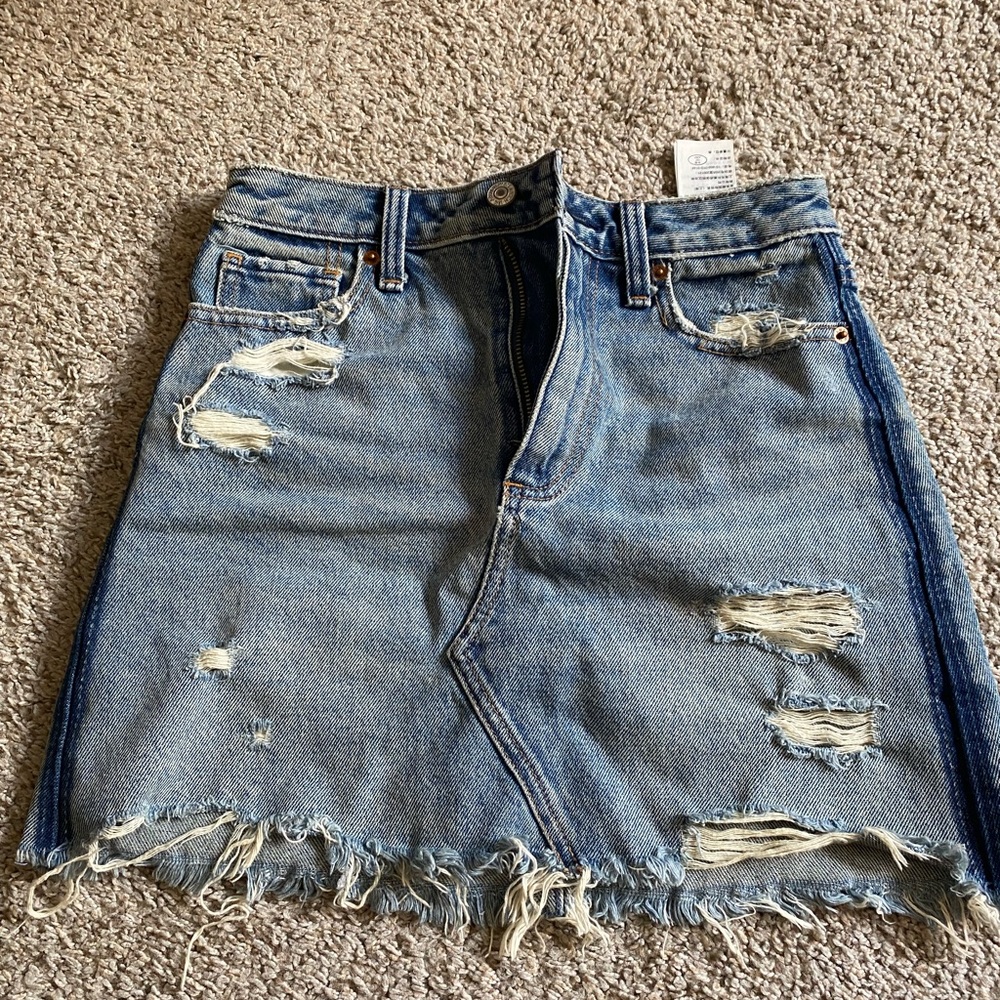 Abercrombie jean skirt!